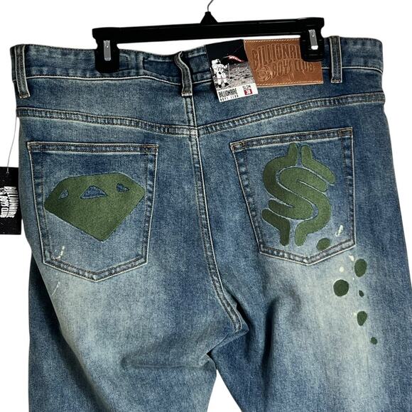 Billionaire Boys Club Moonrocks Slim Fit Jeans Size 38 - Picture 5 of 13